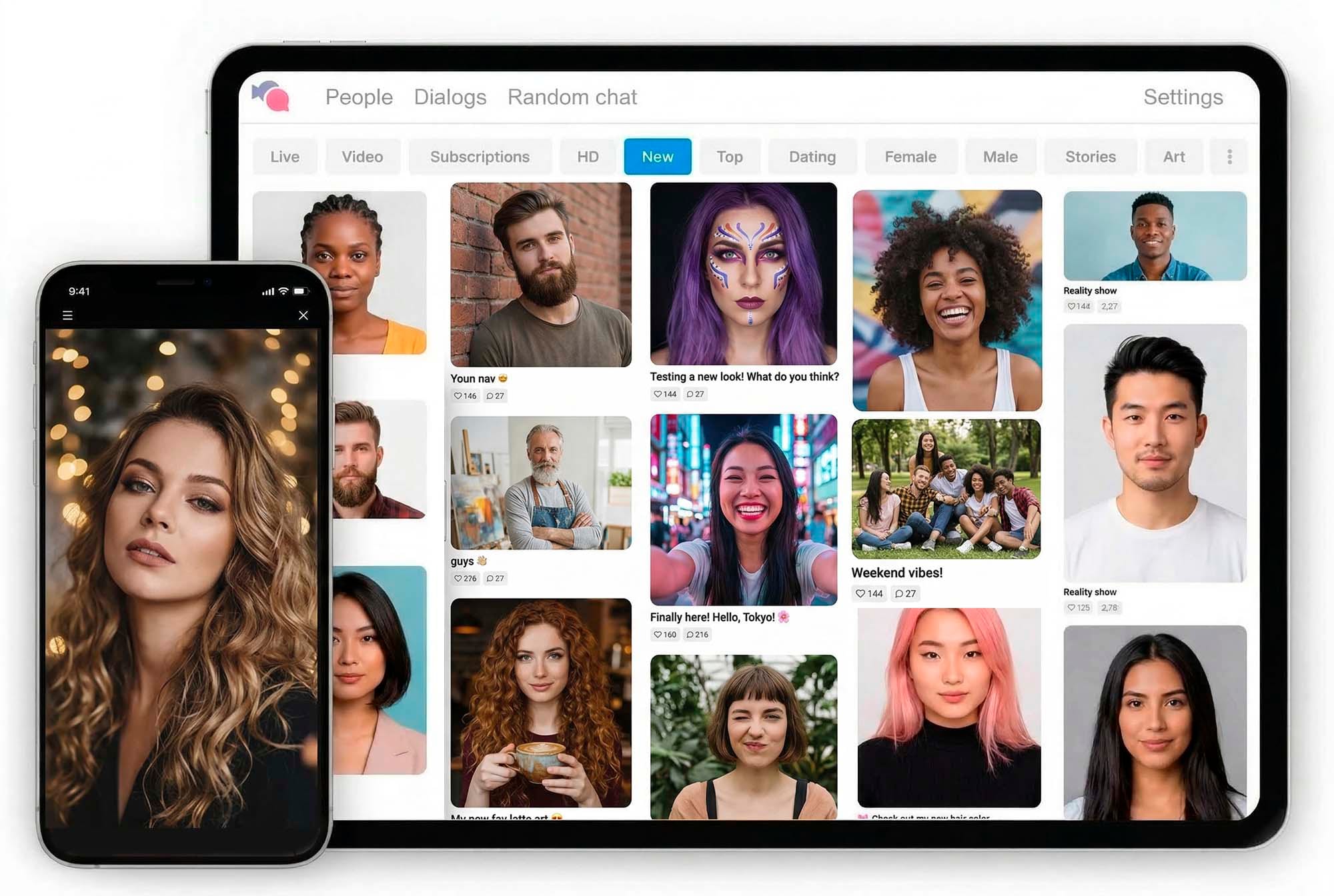 Free dating chat site on any device